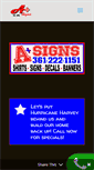 Mobile Screenshot of aplusignstx.com
